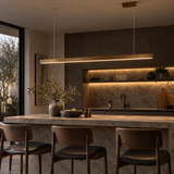 Aurevia Linear Brass LED Pendant