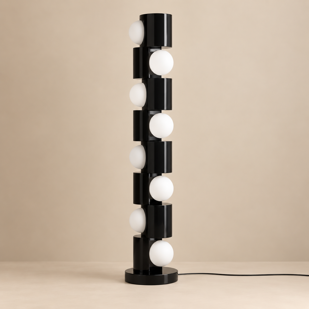 Orvella Geometric Globe Floor Lamp