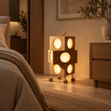 Rotbot Cherry Wood Robot Floor Lamp