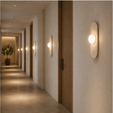 Kyoto Halo Stone Wall Lamp