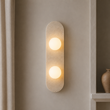 Kyoto Halo Stone Wall Lamp, alternate view 3