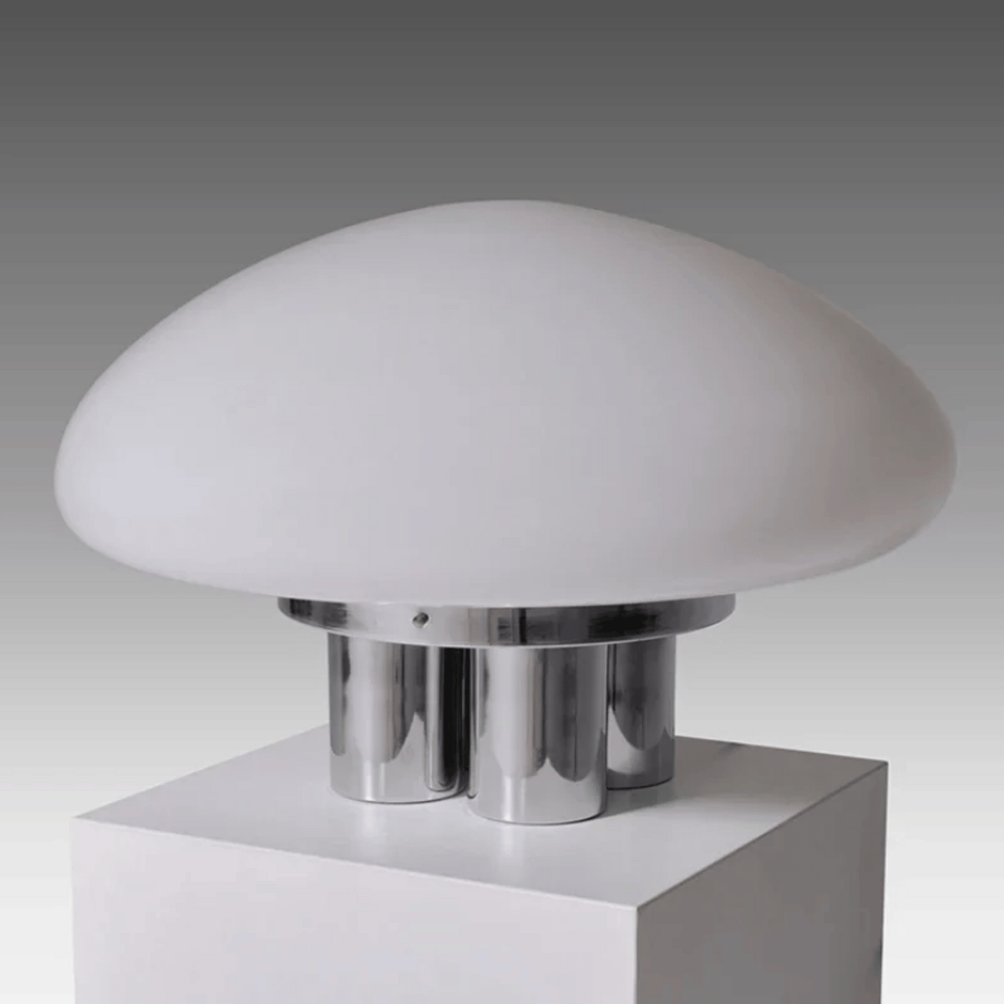 LumoSphere Bauhaus Table Lamp – Retro Milk White Acrylic LED Light