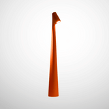 Orange pendant lamp on a white background