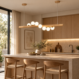 Walden Wood Globe Linear Pendant