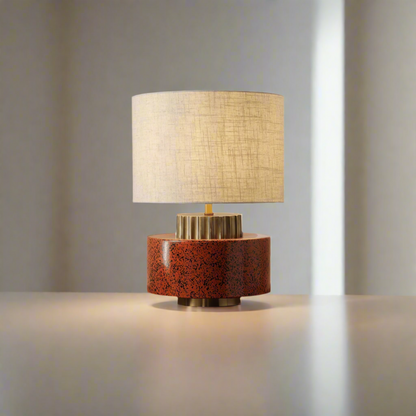 Vintage Handmade Pottery Jar Table Lamp
