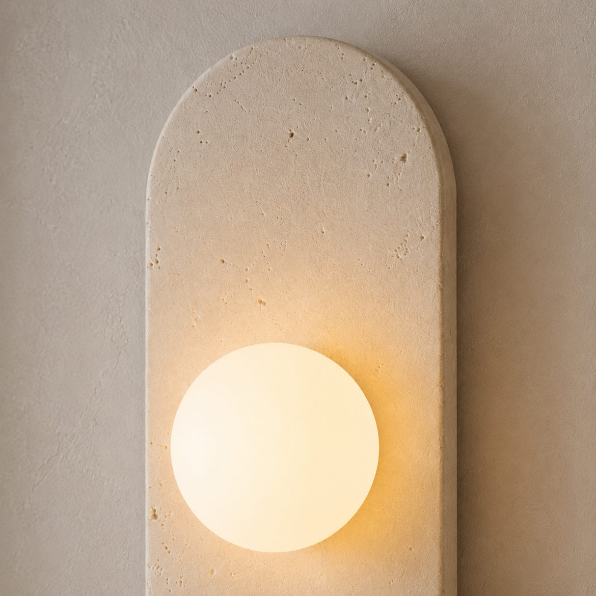 Kyoto Halo Stone Wall Lamp