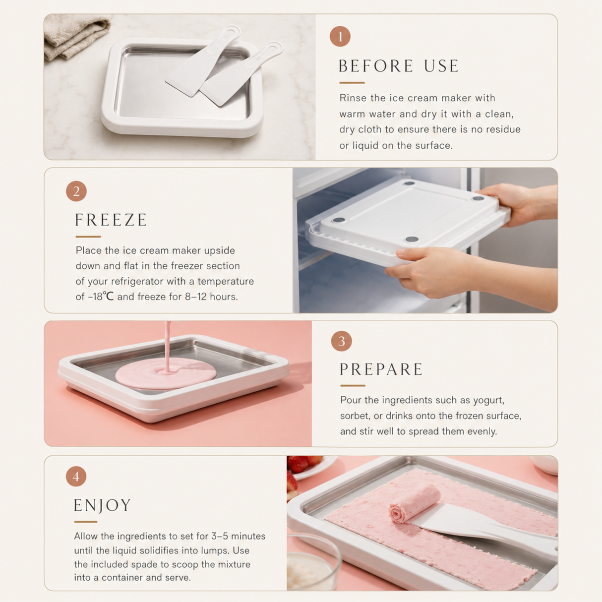 Frosti Instant Ice Cream Roll Maker