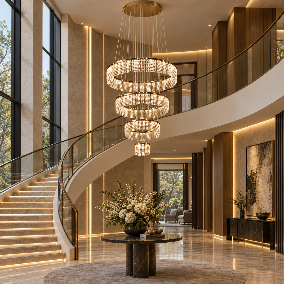 Auralis Éclat Luxury Crystal Chandelier