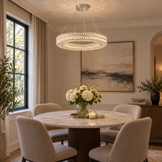 Virelia Crystal Ring Chandelier