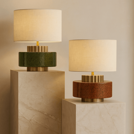Vintage Handmade Pottery Jar Table Lamp