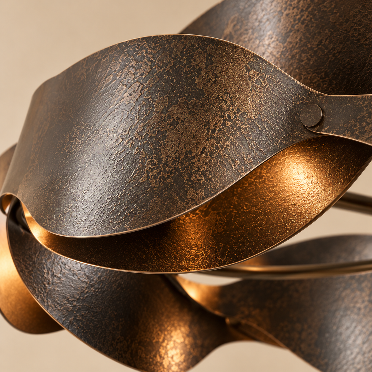 Ondelle Sculptural Ribbon Chandelier