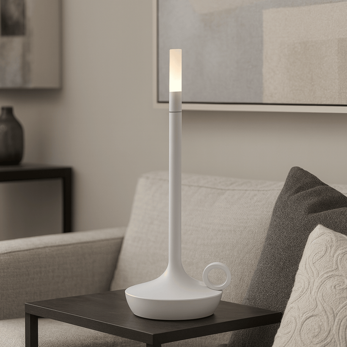 Liora Candlelight Lamp – Rechargeable LED Touch Table Light