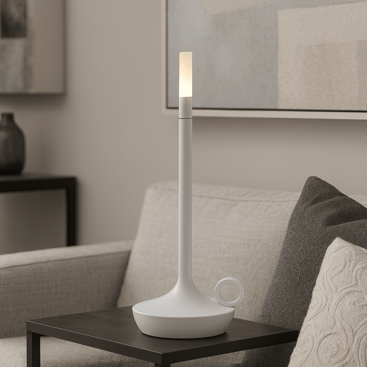 Liora Candlelight Lamp – Rechargeable LED Touch Table Light