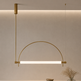 Linea Arc Gold Pendant Light