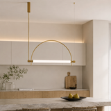 Linea Arc Gold Pendant Light
