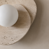 Ventara Marble Disc Wall Lamp