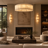 Nerelle Round Natural Marble Chandelier