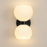 Virelle Double Globe Glass Wall Light