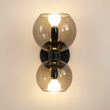 Virelle Double Globe Glass Wall Light