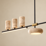 Cavelle Natural Stone Linear Pendant Light
