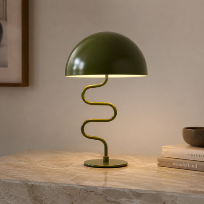Volnara Twisted Mushroom Table Lamp