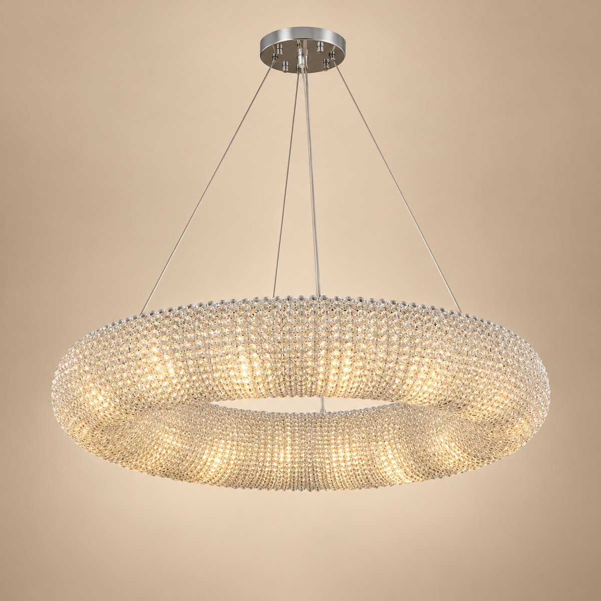 Liora K9 Crystal Ring Chandelier