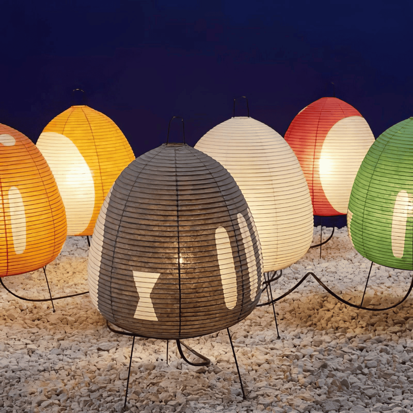 Kōan Rice Paper Table Lamp – Minimalist LED Serenity Light