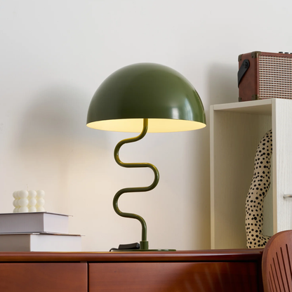 Volnara Twisted Mushroom Table Lamp