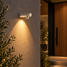 Lystrian Flame Indoor Outdoor Wall Lamp