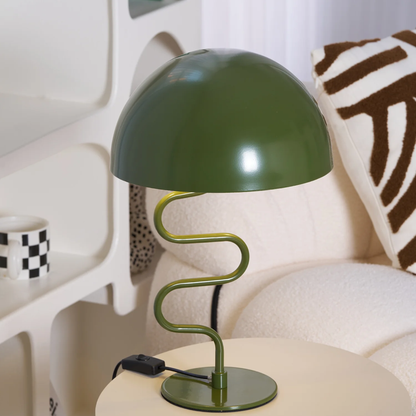 Volnara Twisted Mushroom Table Lamp