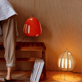 Kōan Rice Paper Table Lamp – Minimalist LED Serenity Light