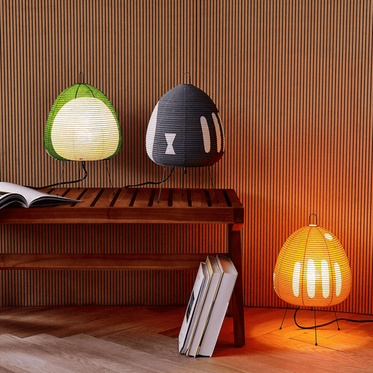 Kōan Rice Paper Table Lamp – Minimalist LED Serenity Light