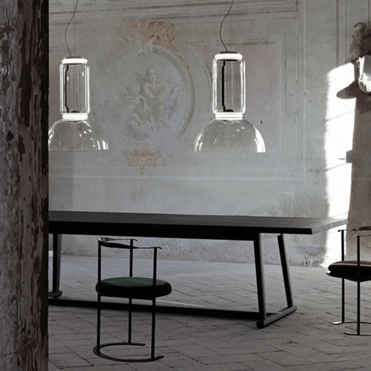 LumaDome Glass Pendant Light