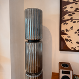 Astra Gray Glass Floor Lamp, alternate view 5