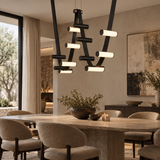 Aureline Leather Orb Chandelier