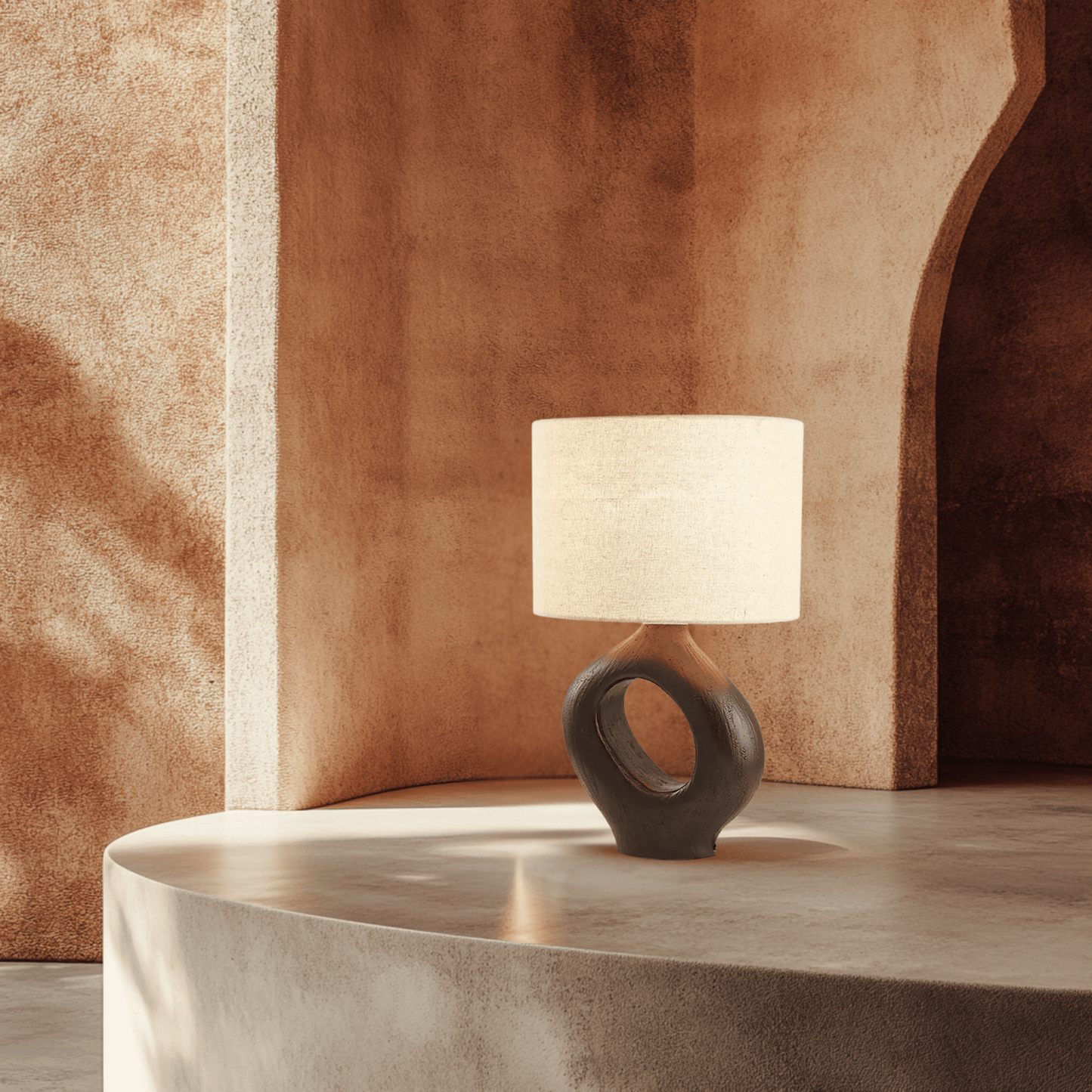 This modern Wabi-sabi table lamp combines artistic design with functionality, making it a perfect addition to your bedroom or living room. Featuring an LED E27 bulb, it provides warm, inviting light while enhancing your decor.