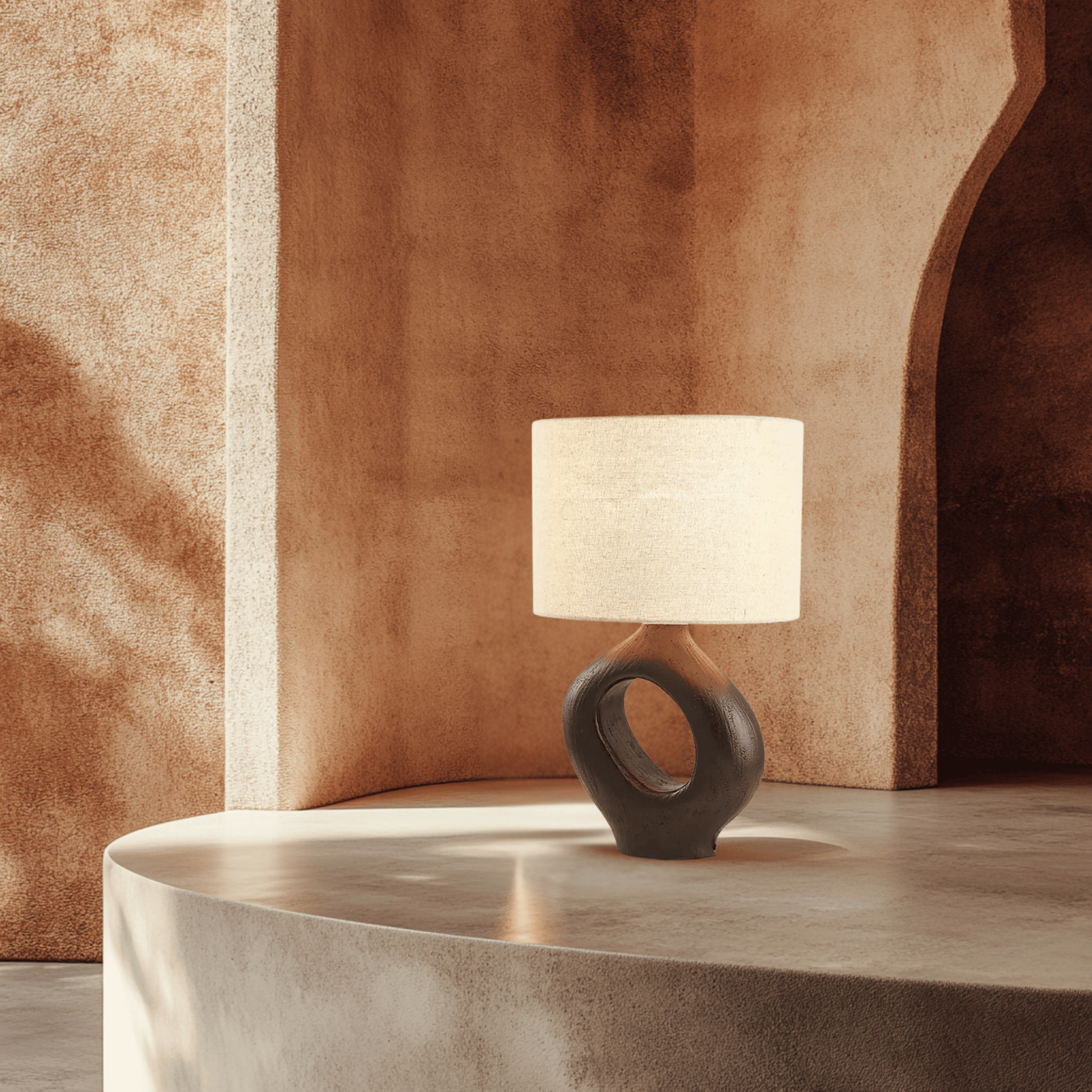 This modern Wabi-sabi table lamp combines artistic design with functionality, making it a perfect addition to your bedroom or living room. Featuring an LED E27 bulb, it provides warm, inviting light while enhancing your decor.