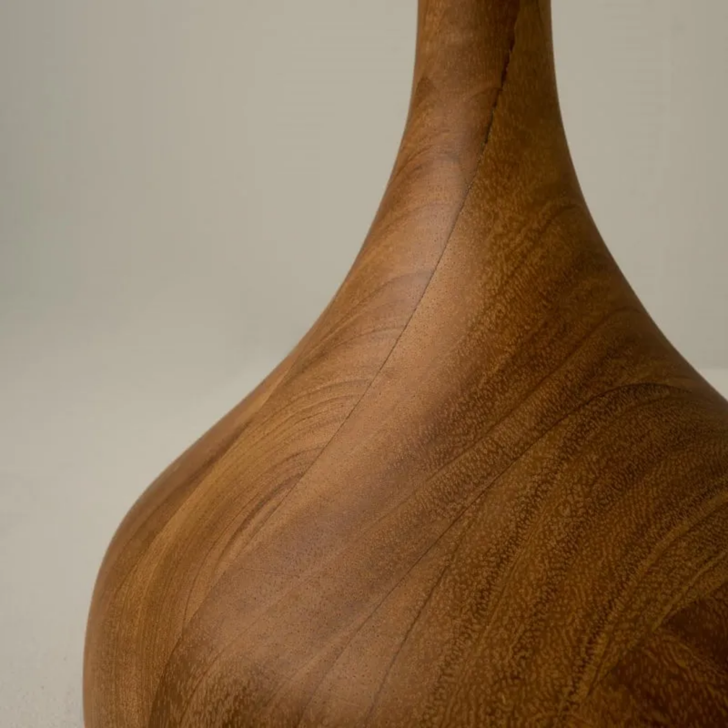 Hikari Pleated Wooden Table Lamp