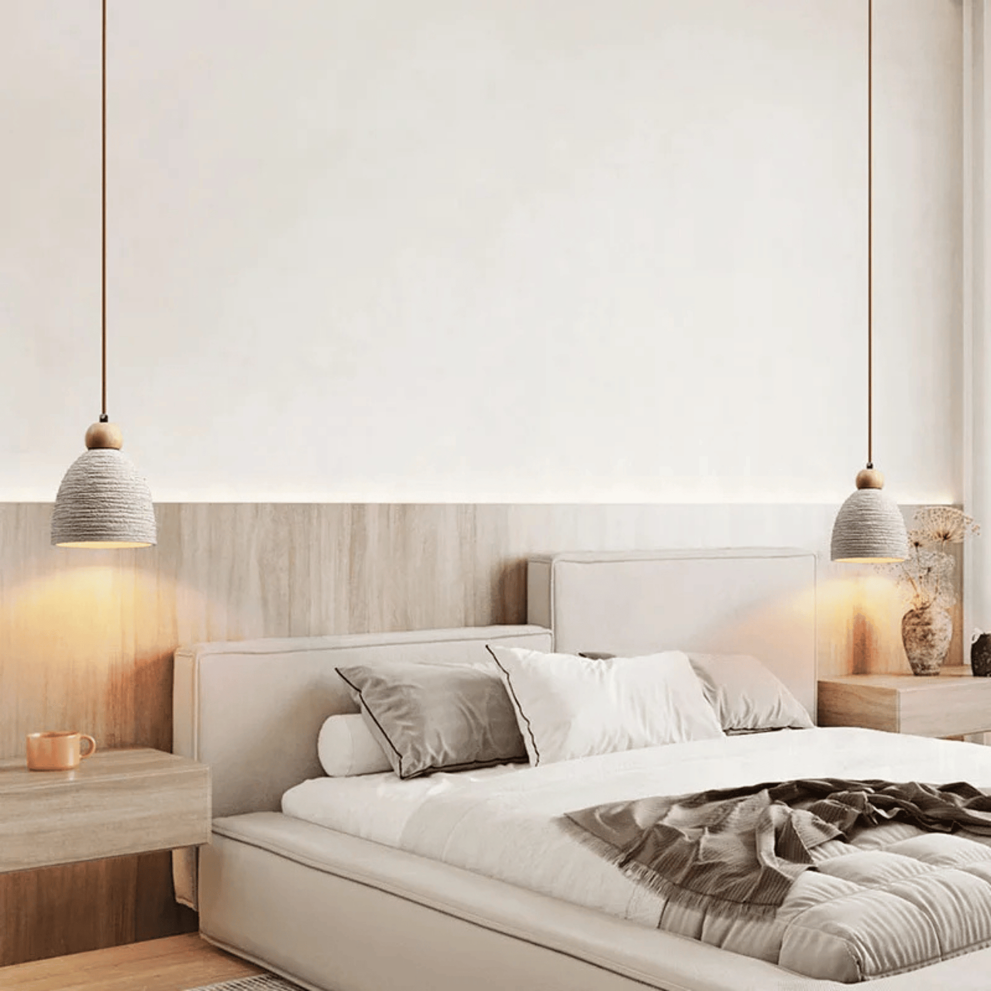 Industrial Concrete Pendant Light – Vivid_Aura Pendant Lighting for Living and Dining Spaces.
