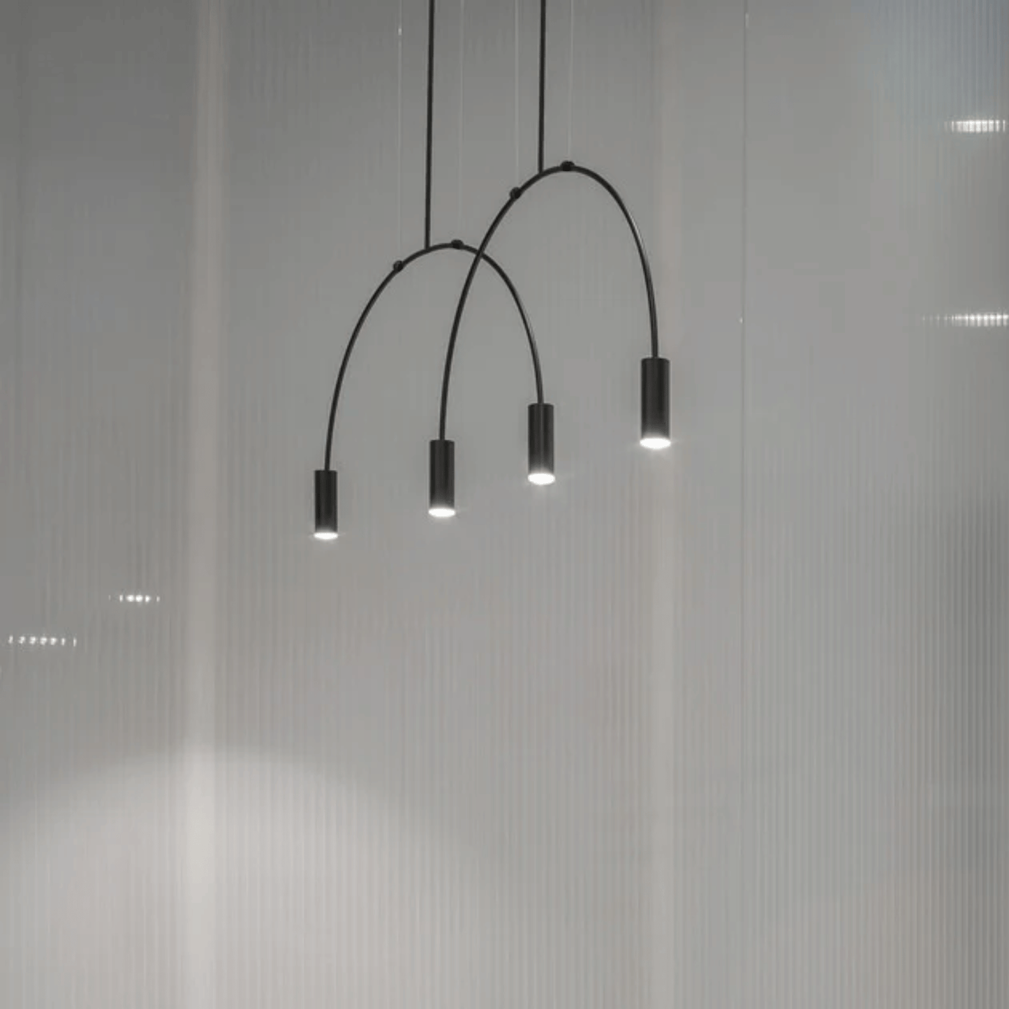ArcLinea – Quad Light Semi-Circle Pendant