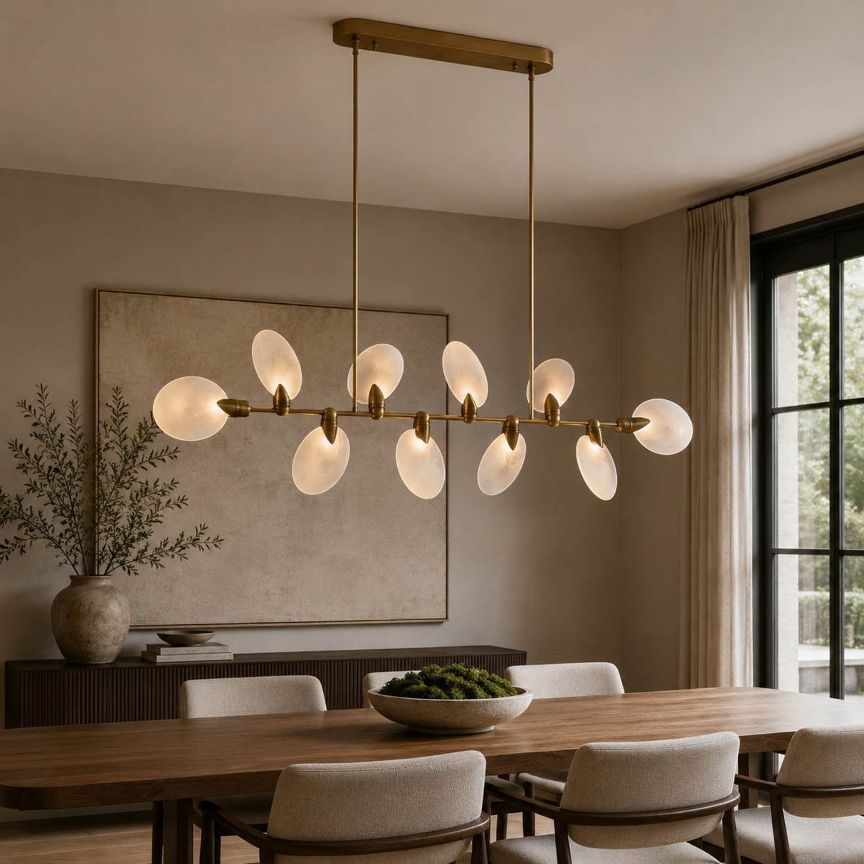 Atelier Velmora Linear Chandelier