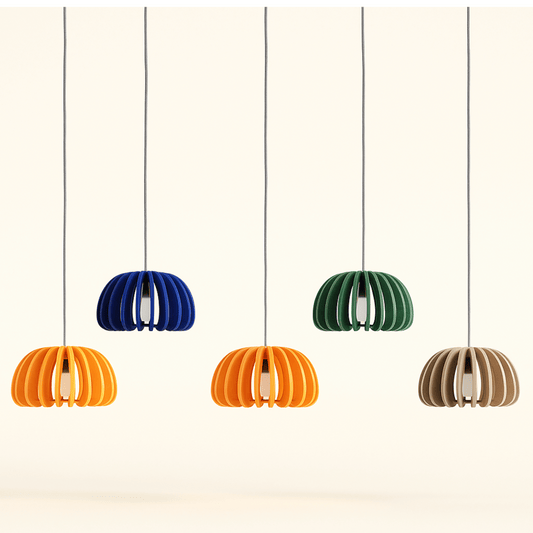 Sonora Felt Pendant Light – Modern Acoustic Noise-Reducing LED Chandelier