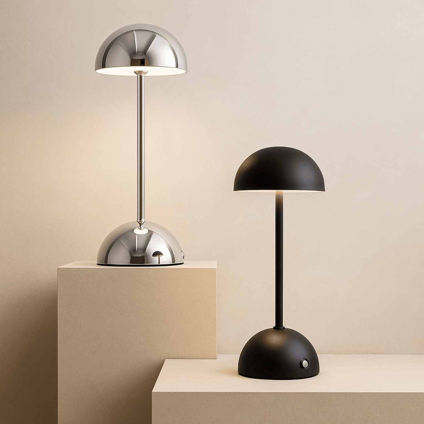 AuroGlow Rechargeable Touch LED Table Lamp