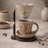 Hikari Pour-Over Coffee Dripper Set styled in a kitchen — minimalist interior by Baskoraa