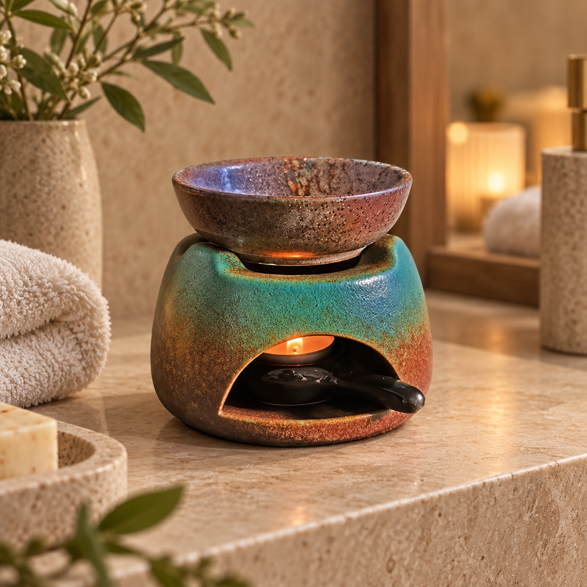Mirova Ceramic Oil & Incense Burner