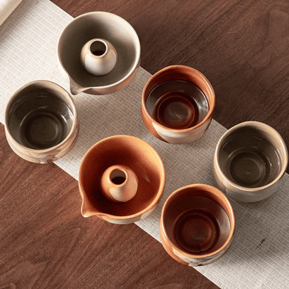 Aoki Matcha Set – Traditional 4pcs Ceramic Tea Set