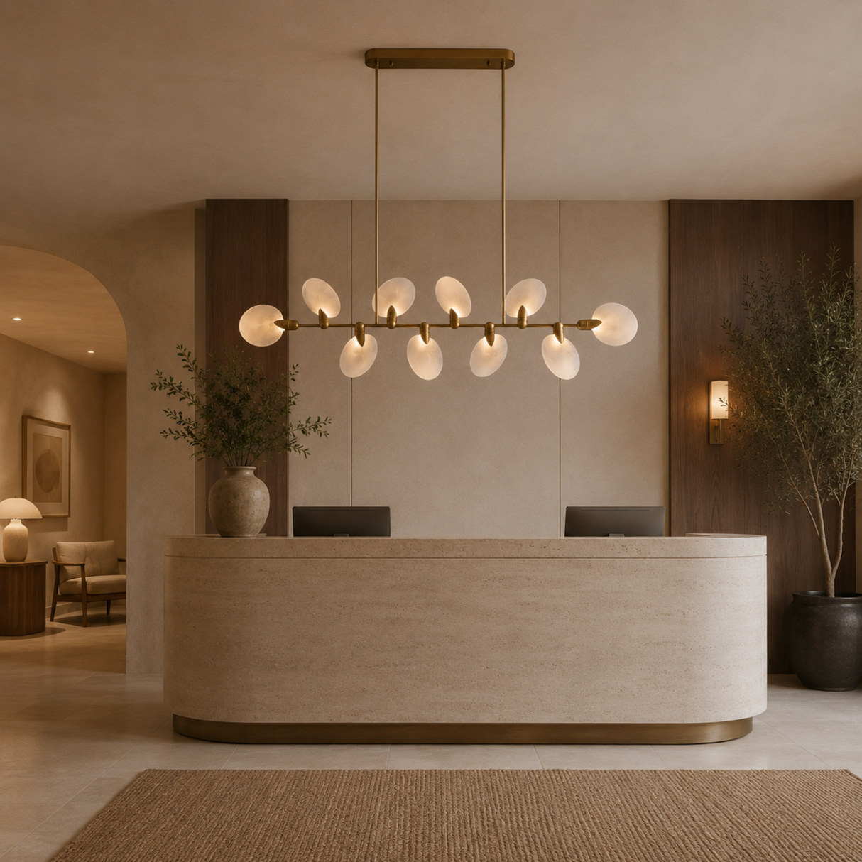 Atelier Velmora Linear Chandelier
