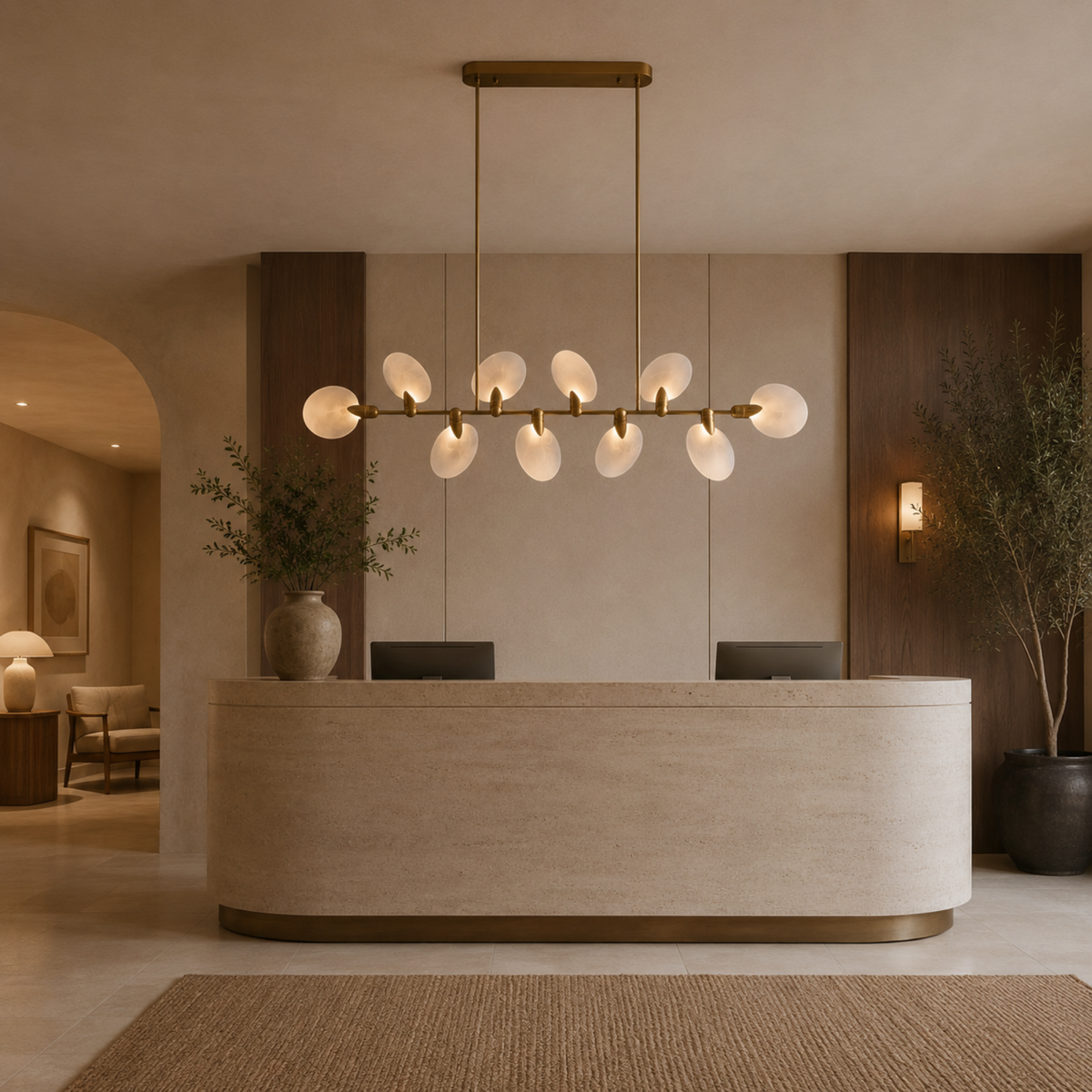Atelier Velmora Linear Chandelier