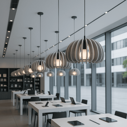 Sonora Felt Pendant Light – Modern Acoustic Noise-Reducing LED Chandelier