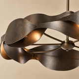 Ondelle Sculptural Ribbon Chandelier